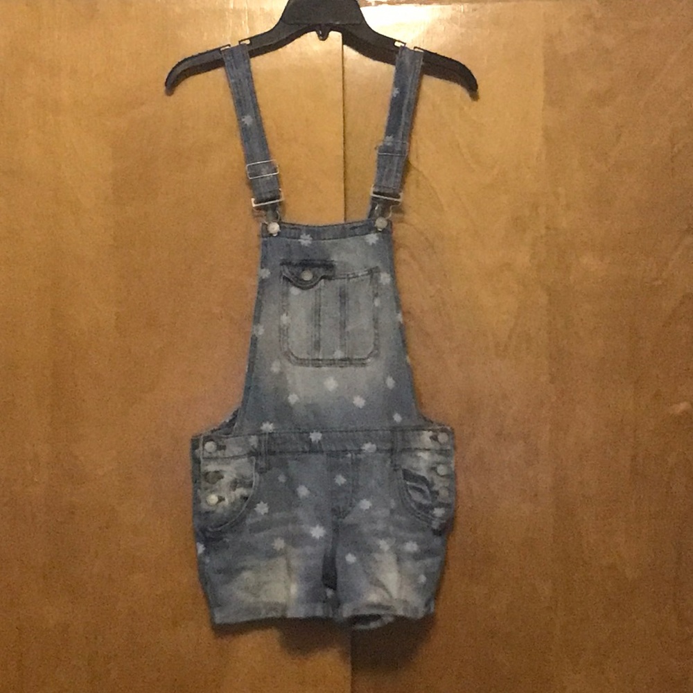 Lei denim shortalls size medium